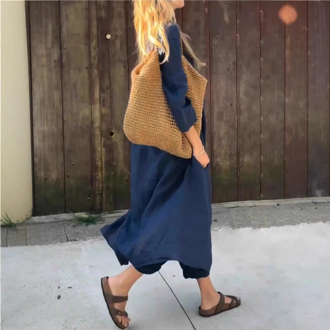 Ensemble Col V & Poches Casual