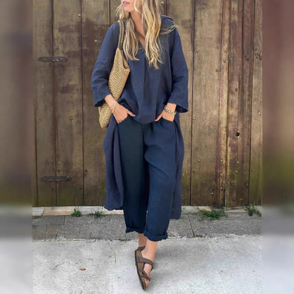 Ensemble Col V & Poches Casual
