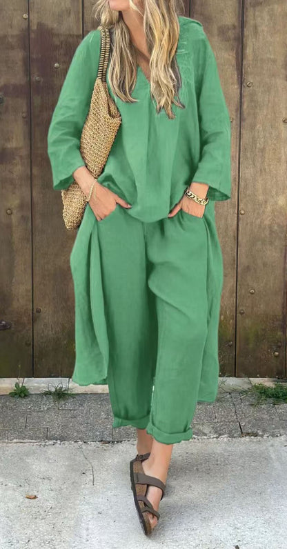 Ensemble Col V & Poches Casual