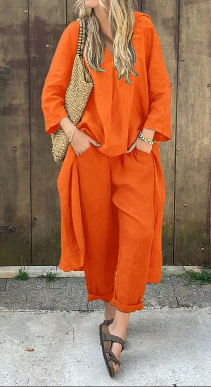 Ensemble Col V & Poches Casual